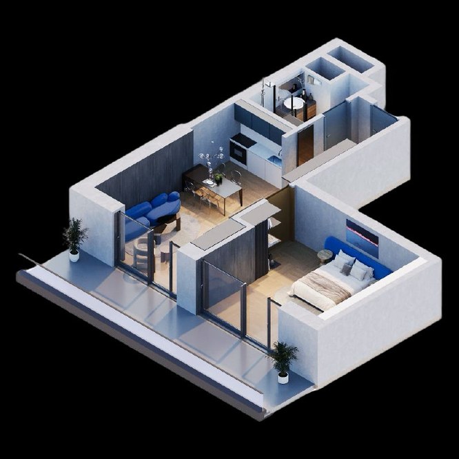 Pôdorys penthousu